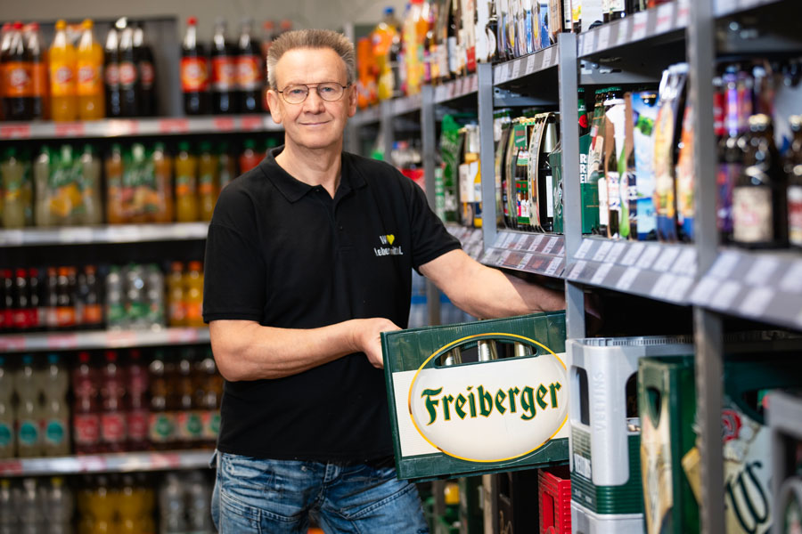 Getränkeabteilung