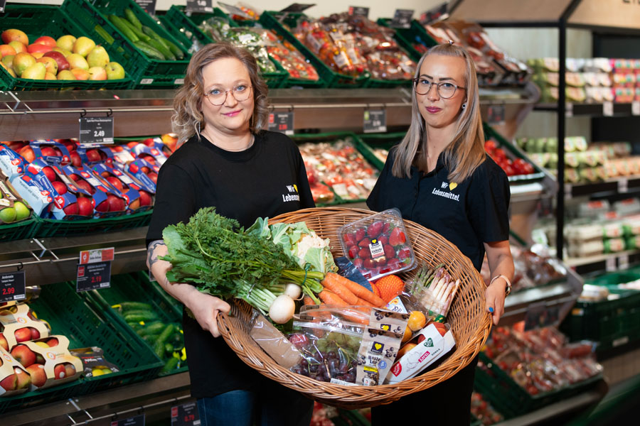 Obst- und Gemüseabteilung
